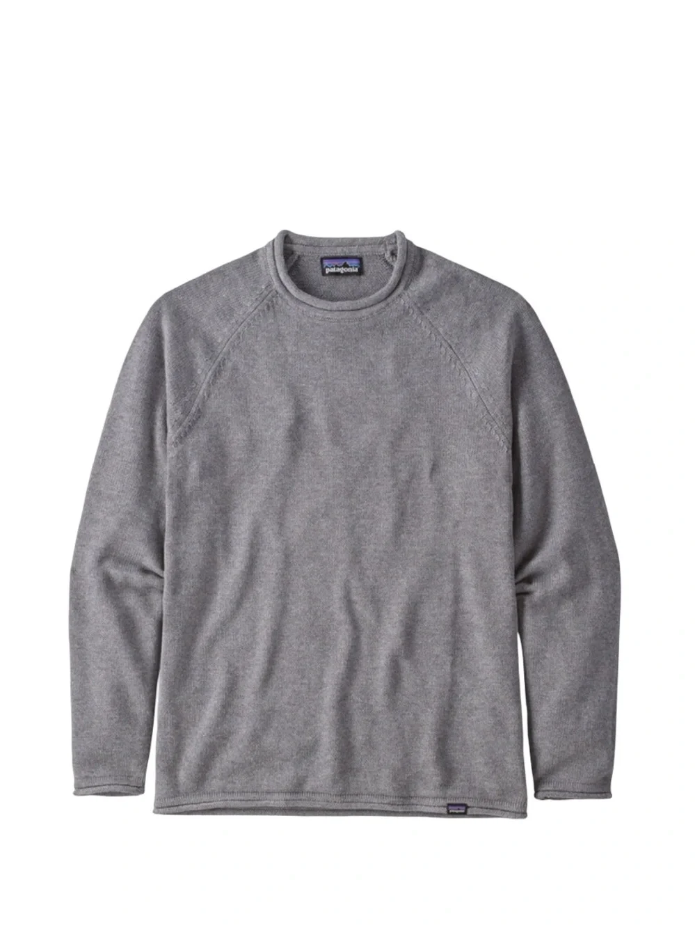 Patagonia Men’s Grey  Ponderosa Pine Roll Neck Sweater Size L